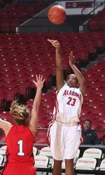 Freshman Ericka Russell Scores Career-High 21 Points.