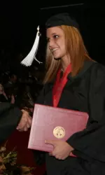 Terin Humphrey graduated in four years, joining the Crimson Tide for the Spring semester in 2005.