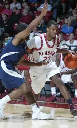 Ron Steele and the rest of the Tide will host Quincy Tuesday.