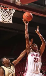 Junior Courtney Strauthers had a career-high 13 points against UCF