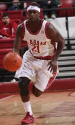 Sophomore Senario Hillman led the Crimson Tide with 17 points.