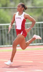 Trish Bartholomew showed her dominance in the 400 Sunday