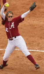Kelsi Dunne earned the win in the circle to improve to 15-3 on the season.