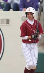 Jordan Praytor and the Tide visit Auburn for a three-game series this weekend.