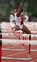 Talaya Owens hit a regional time in the 400 hurdles.
