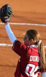 Kelsi Dunne and the Tide travel to Arkansas for a doubleheader on Thursday.