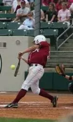 Charlotte Morgan hit her first home run of the regional.