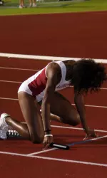 Talaya Owens continued her brilliance in the 400 hurdles Sunday.