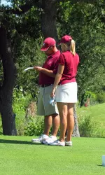 The Alabama Women's Golf team currently sits in third place at the NCAA Championships.