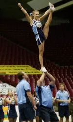 Cheerleading Camp began on Thursday.