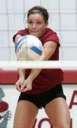 Senior Amy Pauly is one of the SEC's top liberos.