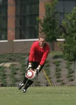 Goalkeeper Kara Gudmens started the season in goal for the Crimson Tide.