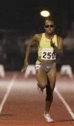 Tahesia Harrigan was the flag bearer for BVI Friday.