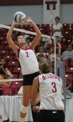 Lauren Martin leads the Tide with 217 assists.