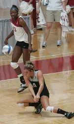 Amy Pauly led the Tide defense with 19 digs.