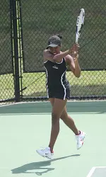 Tiffany Welcher won the Singles Championship at the Milwaukee Fall Classic