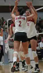 Volleyball picked up its first conference win against Auburn 3-1