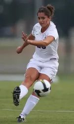 Veronika Wolfkeil netted her first career goal Friday night.