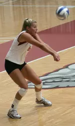 Mary Catherine Aune had 14 digs for the Tide.