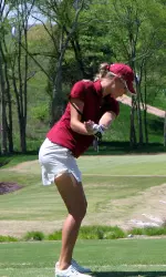 Camilla Lennarth sits in eighth place after 36 holes.