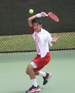 Senior Michael Jung won one of two matches for Alabama against No. 2 Texas
