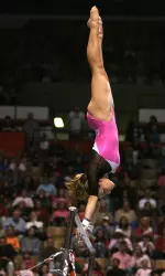 Senior Brittany Magee is ranked No. 8 nationally in the all-around.