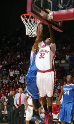 Freshman JaMychal Green led the Crimson Tide with a solid all-around game.