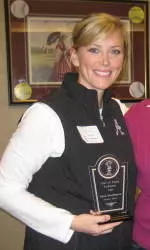 Assistant Coach Vann Stuedeman was inducted into the Dixie Softball Hall of Fame.