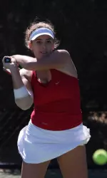 Senior Alice Tunaru picked up a win in singles on Friday