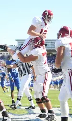 Alabama took to the practice field Monday to prepare for Mississippi.
