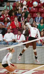 Senior Brooks Webster tallied 13 kills last time out to pace the Tide attack