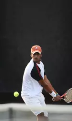 Senior Saketh Myneni fell in the round of 32 Friday at the All-American Championships