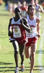 Andrew Kirwa runs at the SEC Championships.