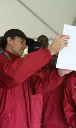 Coach Joe Walker led Alabama to its third consecutive title Saturday.