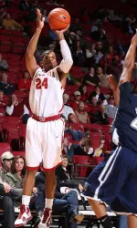 Junior-college transfer Charvez Davis scored 16 points against Jackson State.