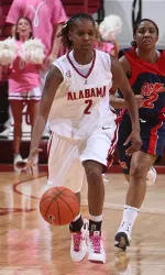 Senior Dedrea Magee provides veteran leadership at the point for Alabama