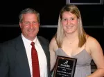 Kara Gudmens was named the team MVP after etching her name in the record books.