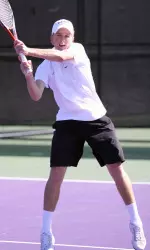 Freshman Michael Thompson stands at 2-0 in singles in dual-match play