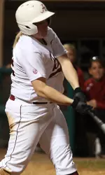 Amanda Locke came through with a game-winning double Sunday afternoon.