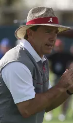 Nick Saban's Crimson Tide must replace three starters along the offensive line.