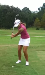 Kathleen Ekey shot a 71 on Monday to move into a tie for 27th at the UCF Challenge.