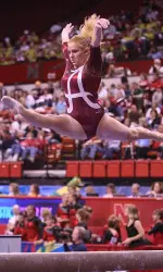 Freshman Ashley Priess earned four All-American honors.