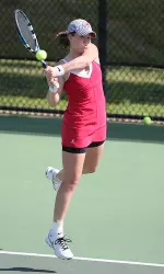 Freshman Courtney McLane beat 26th-ranked Alex Haney at the No. 2 singles spot
