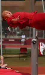 Krystle Schade was fourth in the high jump on Sunday.