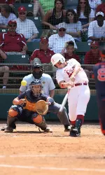 Over the course of Alabama's 12-game win streak, two-way star Charlotte Morgan has picked up 15 hits in 28 at-bats for a team-high .536 batting average.