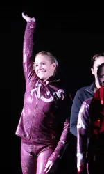 Freshman Ashley Priess earned four All-American honors during the 2009 championships