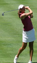 Camilla Lennarth made it to the round of 32 in the British Open Amateur Championships.