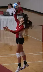 Freshman Kayla Fitterer had a solid debut performance