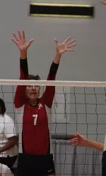 Freshman outside hitter Kayla Fitterer