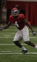 Mark Barron and the Crimson Tide began Virginia Tech preparations on Thursday.